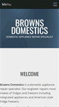Mobile Screenshot of brownsdomestics.com